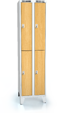 Divided cloakroom locker ALDERA with feet 1920 x 500 x 500